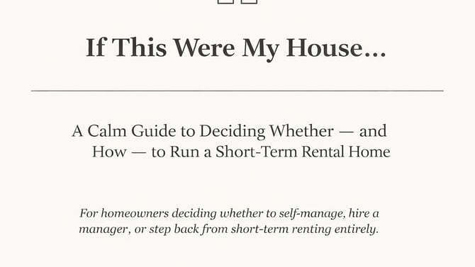 Short Term Rental Decisions